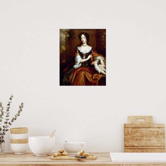 Willem Wissing Mary of Modena Poster (Küche)