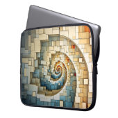 Willems Welt: Fibonacci Naturals Monogramm Laptopschutzhülle (Vorderseite Links)
