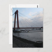 Willemsbrug, Rotterdam Postkarte (Vorne/Hinten)