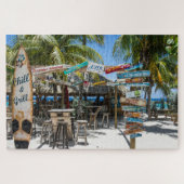 Willemstad Beach Chill & Grill Beach Bar Puzzle (Horizontal)
