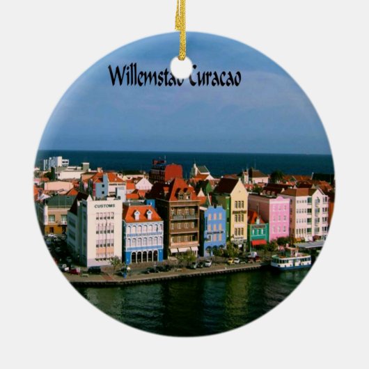 Willemstad Curaçao Keramikornament (Hinten)