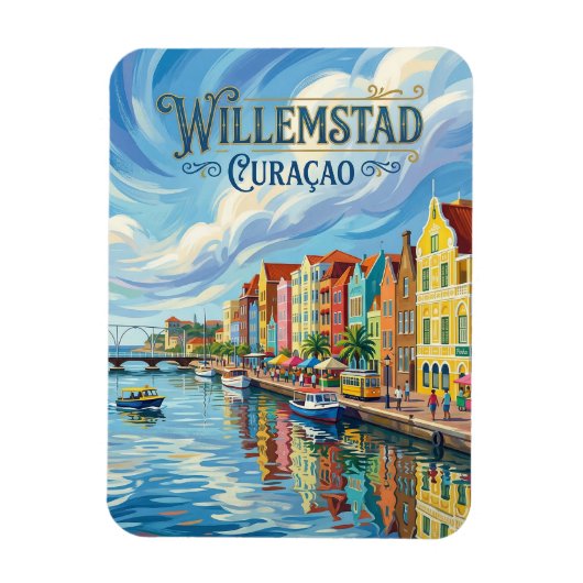 Willemstad Curaçao Magnet (Vertikal)