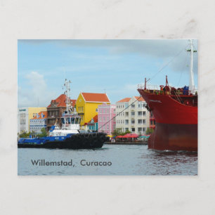 Willemstad, Curacao Postkarte