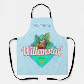 Willemstad Curacao Urlaub Vintag Karibik Schürze (Vorderseite)