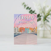 Willemstad: Die bunte Schönheit von Curaçao Postkarte (Stehend Vorderseite)