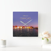 Willemstad Skyline bei Nacht (anpassbar) Uhr (Zuhause)