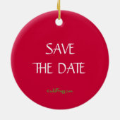 Willen und Kate königliche Hochzeits-Verzierung Keramikornament (Hinten)