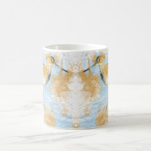 Willet Shorebird Art Kaffeetasse (Mittel)
