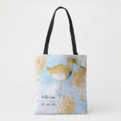 Willet Shorebird Vacacation House Tote Bag Tasche (Vorderseite)