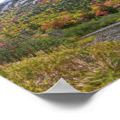 Willey Pond im Herbst. New Hmapshire Poster (Ecke)