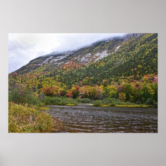 Willey Pond im Herbst. New Hmapshire Poster (Vorne)