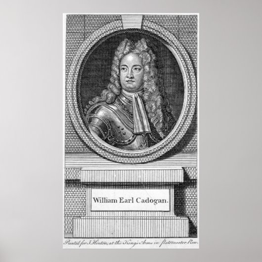 William, 1st Earl Cadogan Poster (Vorne)