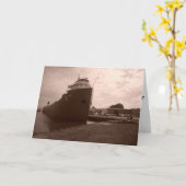 "WILLIAM A. IRVIN in Sepia" Brunnen-Karte Karte (Gelbe Blume)