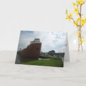 "WILLIAM A. IRVIN" Karte erhalten (Gelbe Blume)