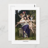 William-Adolphe Bouguereau #155 - Fine Art Postkarte (Vorne/Hinten)