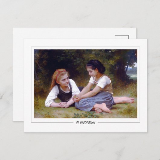 William-Adolphe Bouguereau #157 - Fine Art Postkarte (Vorne/Hinten)