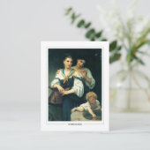 William-Adolphe Bouguereau #15 - Fine Art Postkarte (Stehend Vorderseite)
