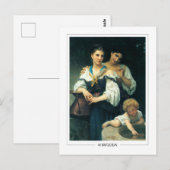 William-Adolphe Bouguereau #15 - Fine Art Postkarte (Vorne/Hinten)