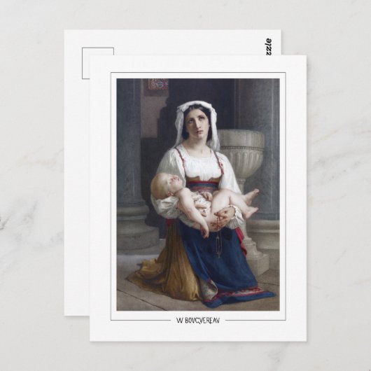 William-Adolphe Bouguereau #172 - Fine Art Postkarte (Vorne/Hinten)