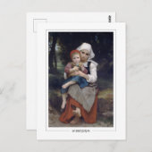 William-Adolphe Bouguereau #209 - Fine Art Postkarte (Vorne/Hinten)