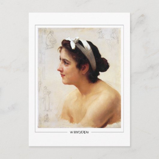 William-Adolphe Bouguereau #216 - Fine Art Postkarte (Vorderseite)