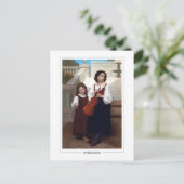 William-Adolphe Bouguereau #223 - Fine Art Postkarte (Stehend Vorderseite)