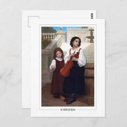William-Adolphe Bouguereau #223 - Fine Art Postkarte (Vorne/Hinten)