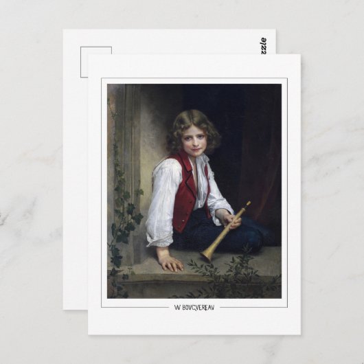 William-Adolphe Bouguereau #25 - Fine Art Postkarte (Vorne/Hinten)