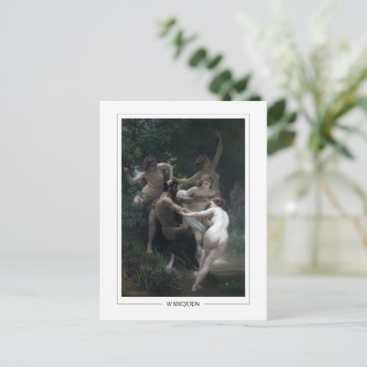 William-Adolphe Bouguereau #33 - Fine Art Postkarte (Stehend Vorderseite)