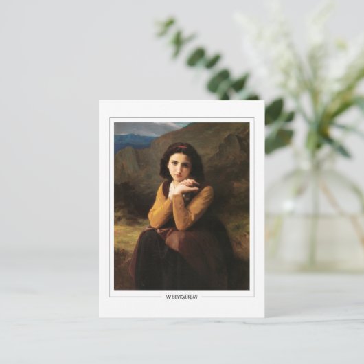 William-Adolphe Bouguereau #88 - Fine Art Postkarte (Stehend Vorderseite)