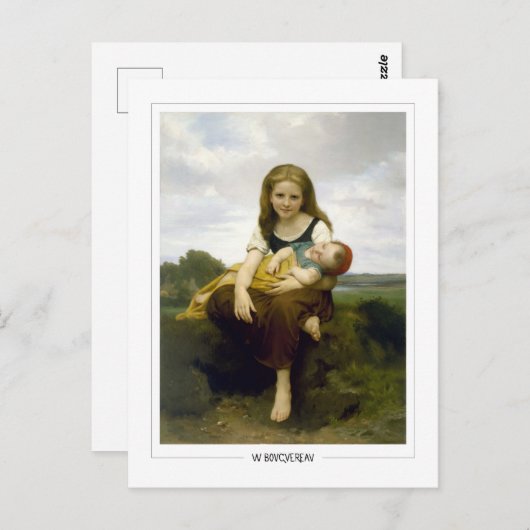 William-Adolphe Bouguereau #9 - Fine Art Postkarte (Vorne/Hinten)