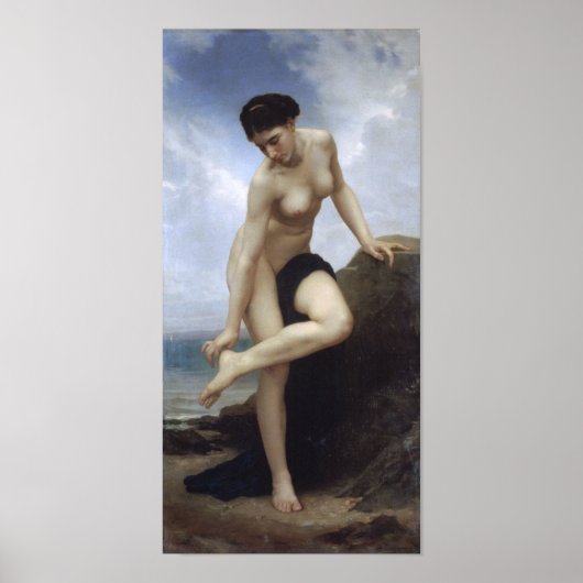 William-Adolphe Bouguereau-After the Bath Poster (Vorne)