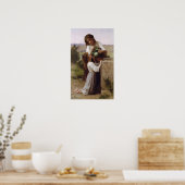 William-Adolphe Bouguereau-At-Fountain Poster (Küche)