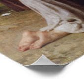 William-Adolphe Bouguereau-at the Fountain Poster (Ecke)