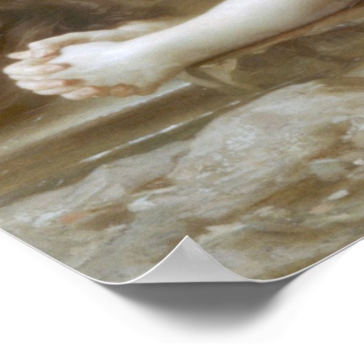 William-Adolphe Bouguereau-Biblis Poster (Ecke)