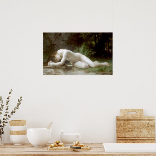 William-Adolphe Bouguereau-Biblis Poster (Küche)
