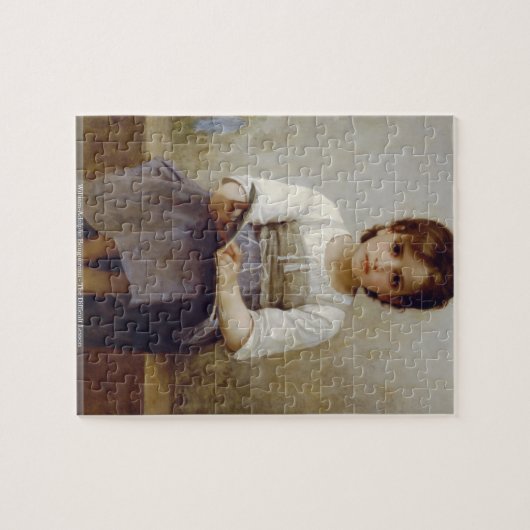 William-Adolphe Bouguereau - die schwierige Puzzle (Horizontal)