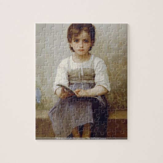 William-Adolphe Bouguereau - die schwierige Puzzle (Vertikal)