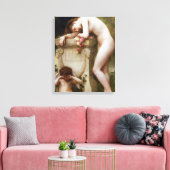 William-Adolphe Bouguereau - Elegy Leinwanddruck (Insitu (Wohnzimmer))