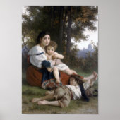 William-Adolphe Bouguereau-Erholung Poster (Vorne)