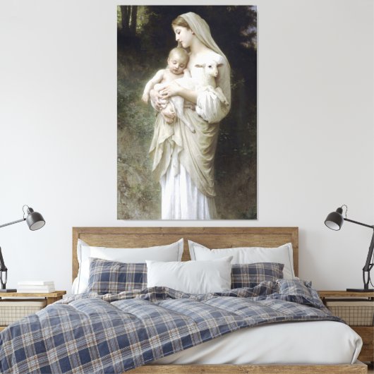 William Adolphe - Bouguereau Innocence Leinwanddruck (Insitu (Schlafzimmer))