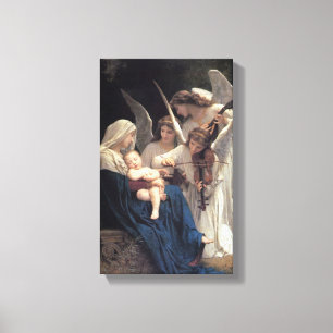 William-Adolphe Bouguereau - Lied der Engel Leinwanddruck
