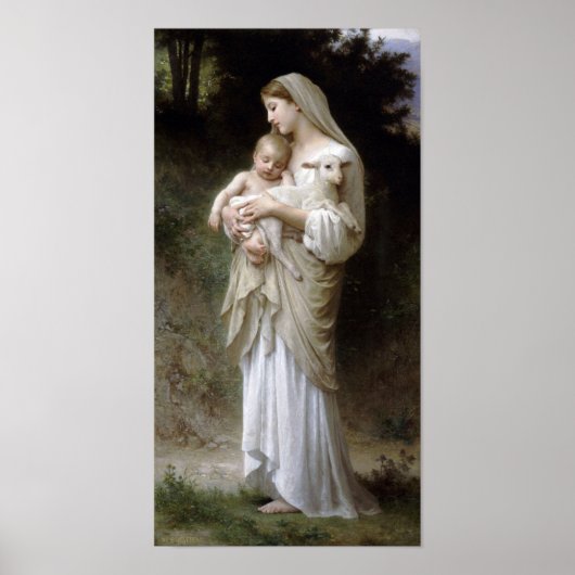William-Adolphe Bouguereau-Linnocence lg Poster (Vorne)