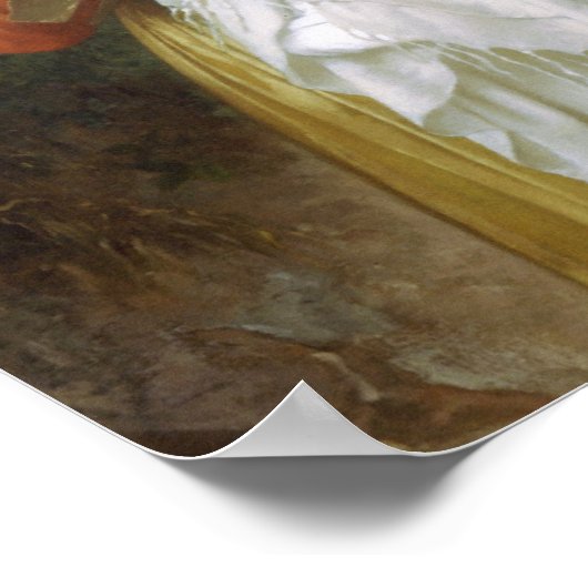 William-Adolphe Bouguereau-Maternal Admiration Poster (Ecke)