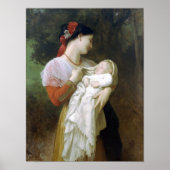 William-Adolphe Bouguereau-Maternal Admiration Poster (Vorne)