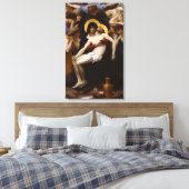 William-Adolphe Bouguereau - Pieta Leinwanddruck (Insitu (Schlafzimmer))