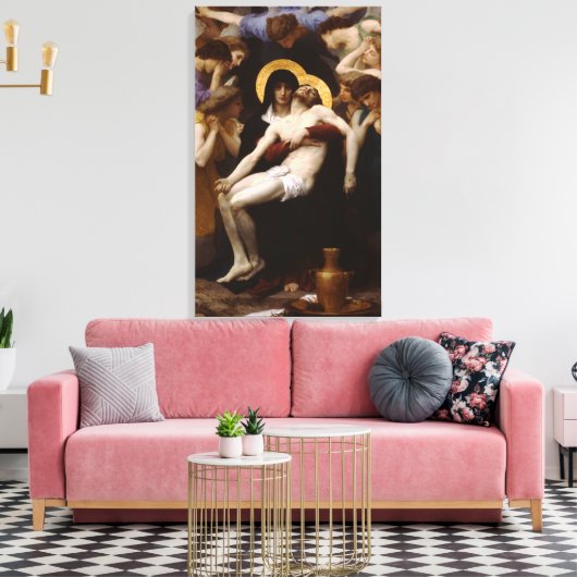 William-Adolphe Bouguereau - Pieta Leinwanddruck (Insitu (Wohnzimmer))