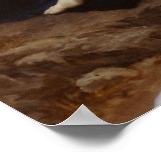 William-Adolphe Bouguereau-Pieta Poster (Ecke)