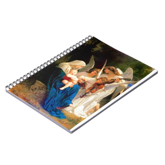 William Adolphe Bouguereau Song der Engel Notizblock (Linke Seite)