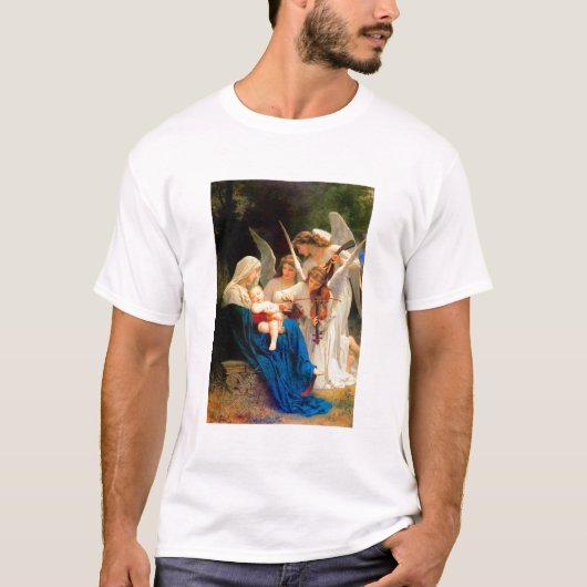 William Adolphe Bouguereau Song der Engel T-Shirt (Vorderseite)